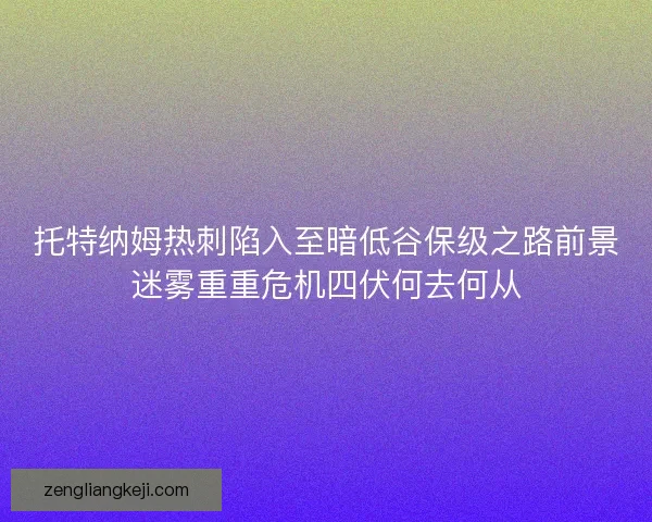 托特纳姆热刺陷入至暗低谷保级之路前景迷雾重重危机四伏何去何从